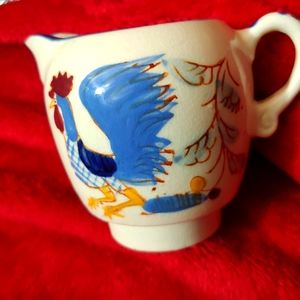 Nasco-Creamer Vintage Japanese "Blue Rooster"